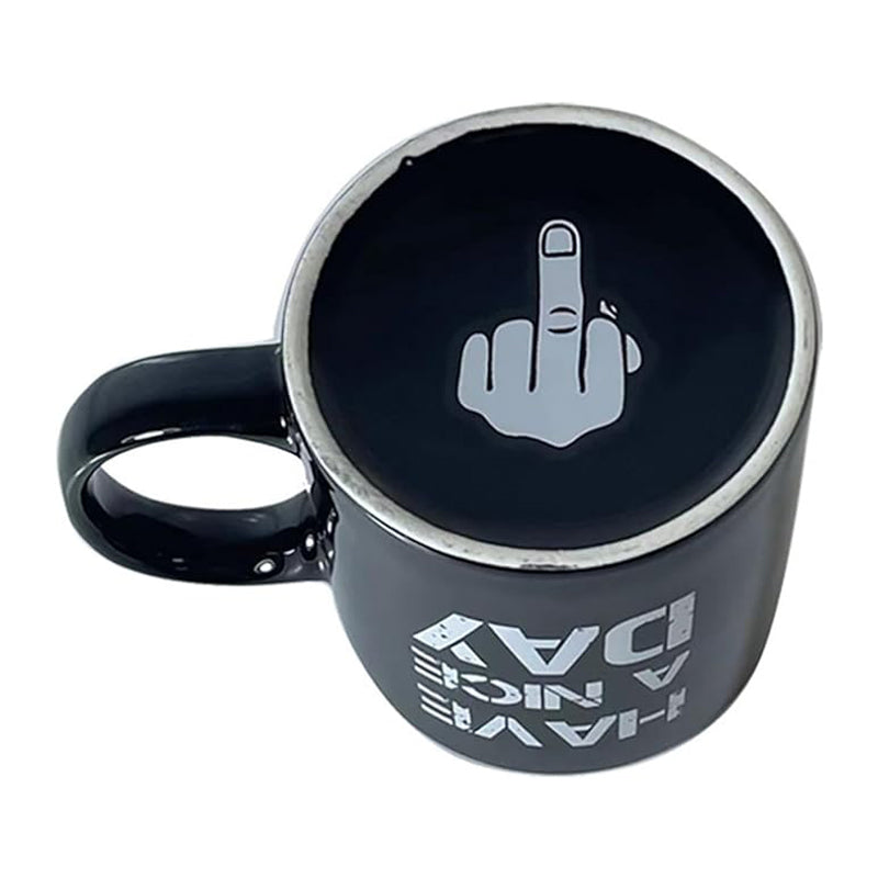 Funny Gag Coffee Mug – 3D Surprise Design Ceramic Cup 325ml