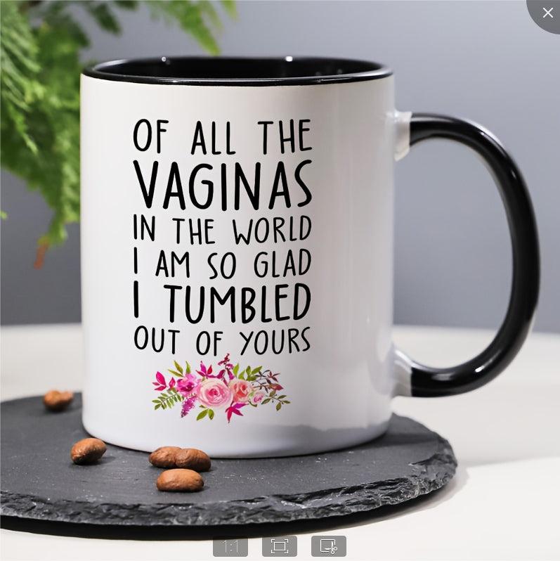 Funny Ceramic Coffee Mug - Daily Use Gift Cup