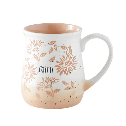 Sunflower Ceramic Coffee Mugs 20 oz